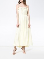 Thumbnail for your product : Adam Lippes Sleeveless Pleated Gown