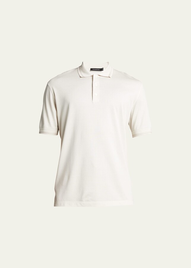 Ermenegildo Zegna Men's SilkCotton Polo Shirt ShopStyle