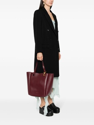 J.W.Anderson Corner leather tote bag - ShopStyle