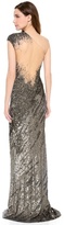 Thumbnail for your product : Kaufman Franco One Shoulder Gown
