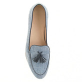 Thumbnail for your product : J.Crew Biella fabric tassel loafers