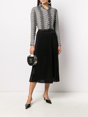 Armani Exchange Pleated Midi Skirt