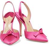 Thumbnail for your product : Paul Andrew Passion Knot Satin Slingback Pumps
