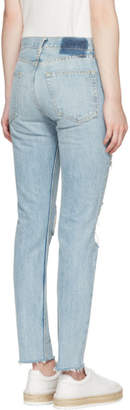 Rag & Bone Blue Marilyn Skinny Jeans