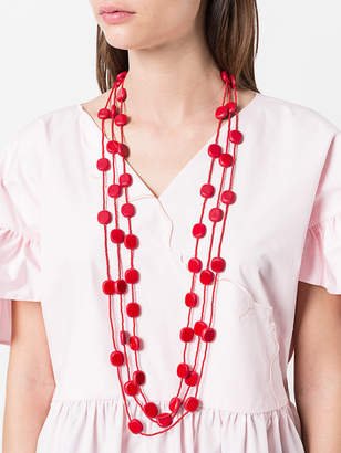 Maria Calderara layered long necklace