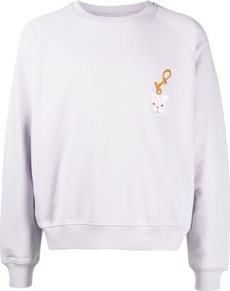 Vivienne Westwood Black Embroidered Logo Sweatshirt - ShopStyle