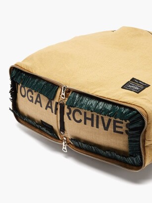 Toga X Porter Pack-away Tote Bag - Beige Multi