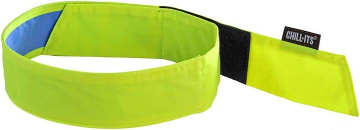 Ergodyne Chil-Its Lime Evap. Cooling Bandana, Hook and Loop