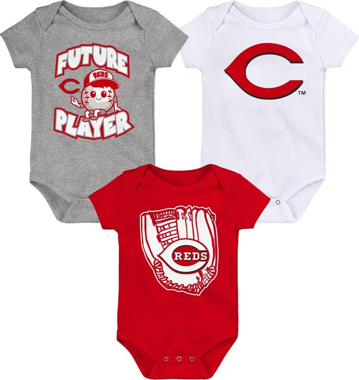Newborn & Infant Heathered Gray St. Louis Cardinals Three-Piece