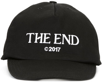 Off-White 'the end' embroidery cap - men - Cotton - One Size