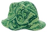 Thumbnail for your product : Dolce & Gabbana Paisley Corduroy Fedora