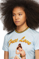 Thumbnail for your product : Dolce & Gabbana Blue Pin-Up 'Free Love' T-Shirt
