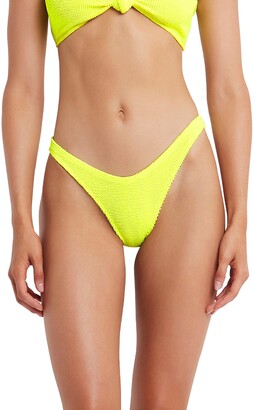 bright yellow bathing suit