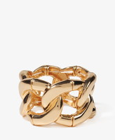 Thumbnail for your product : Forever 21 Large Cable Chain Bracelet