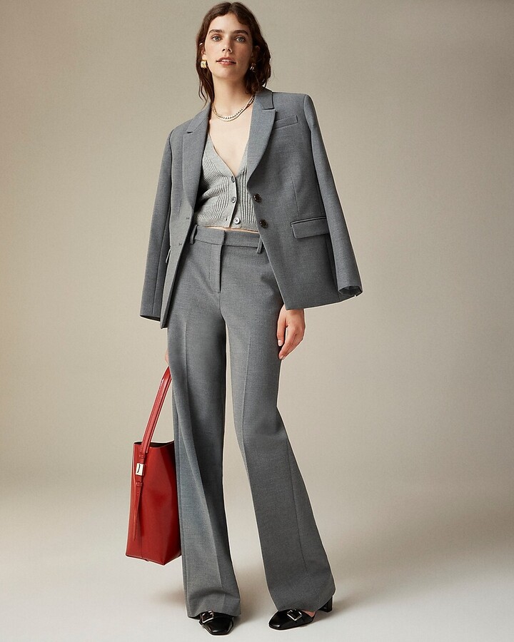 J.Crew Wide-leg trouser in four-season stretch