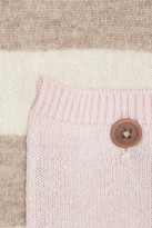 Thumbnail for your product : Chinti and Parker Contrast-pocket striped cashmere sweater