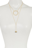 Thumbnail for your product : Botkier Double Row Ring and Stone Y-Drop Necklace