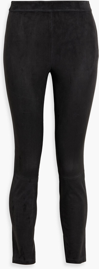 Theory Adbelle suede leggings