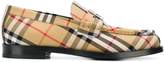 Thumbnail for your product : Burberry Vintage Check Cotton loafers