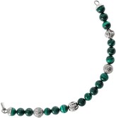 Thumbnail for your product : Silver Spheres & Malachite Beads In Cactus Motif Bracelet