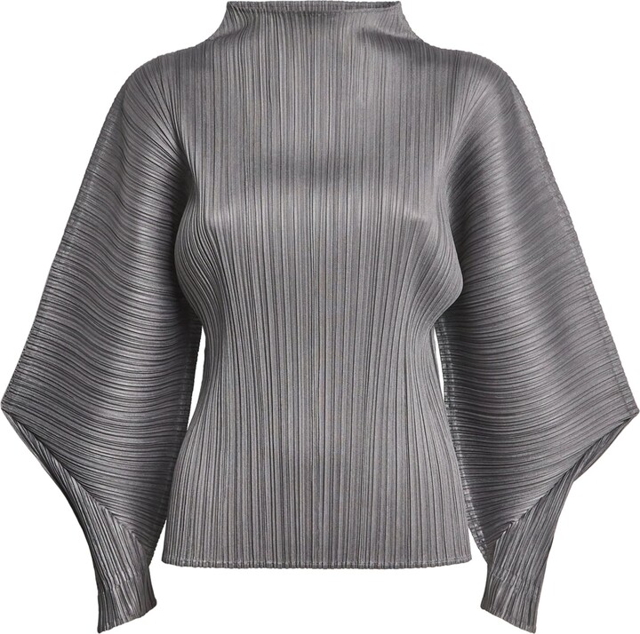 Pleats Please Issey Miyake Skyline High-Neck Top