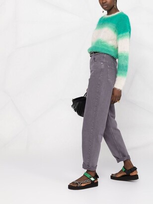 Etoile Isabel Marant High-Rise Straight-Leg Jeans
