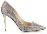 Thumbnail for your product : Jimmy Choo Avril Champagne Leopard Print Glitter Fabric Pointy Toe Pumps