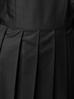 Natasha Zinko Glove-Cuff Pleated Skirt Midi Dress