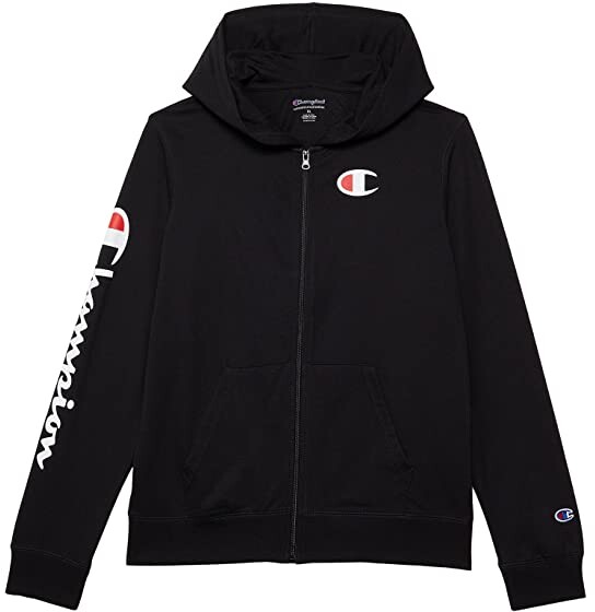 Black champion hoodie youth Clearance