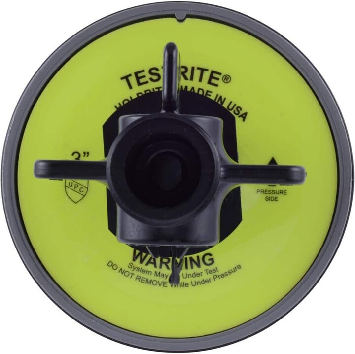 HOLDRITE Testrite 3 in. PVC Schedule 40 Test Plug with Valve Fitting