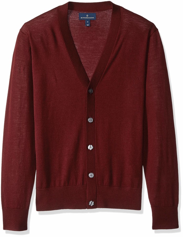 burgundy sweater mens