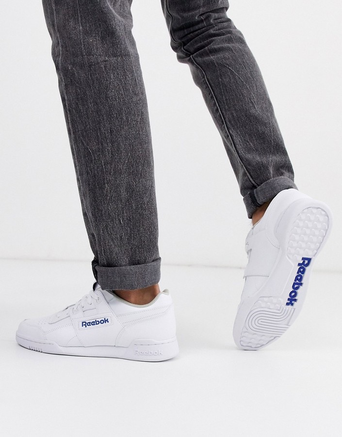 Reebok Workout Plus Sneakers In White 2759 - ShopStyle