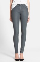 Thumbnail for your product : Joe's Jeans Coated Skinny Jeans (Grey Skies)