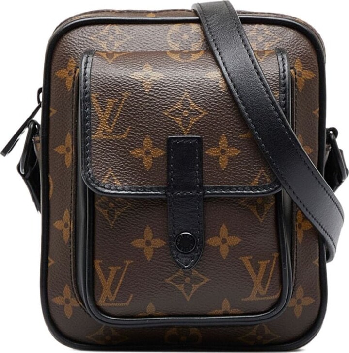Louis Vuitton Black Leather Bag Adjustable Shoulder Strap Louis Vuitton