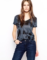 Thumbnail for your product : MiH Jeans Tye Dye Print T-shirt - Blue