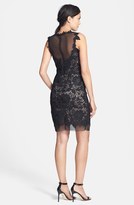 Thumbnail for your product : Betsy & Adam Two-Tone Lace Sheath Dress