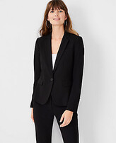 Thumbnail for your product : Ann Taylor The Petite One-Button Blazer in Seasonless Stretch