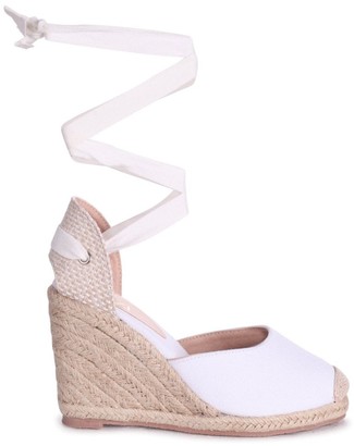 white tie espadrilles