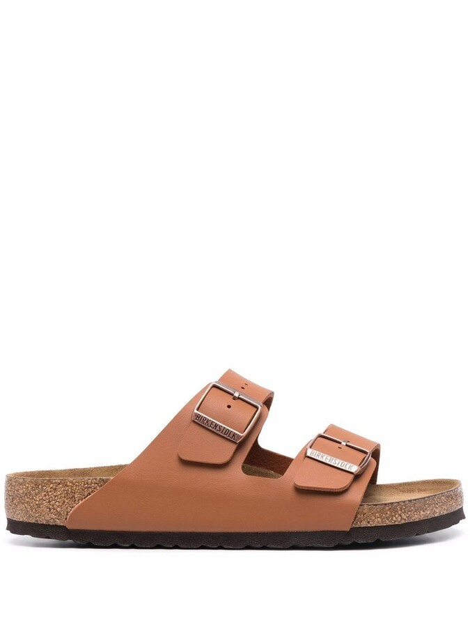 Brown Leather Sandals -birkenstock | Shop the world's largest collection of  fashion | ShopStyle