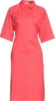 Thumbnail for your product : Gran Sasso Midi Dress Coral