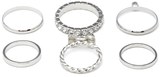 Thumbnail for your product : Forever 21 Rhinestoned Ring Set