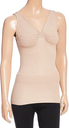 Nude Firm Compression Ruched V-Neck Shaper Camisole