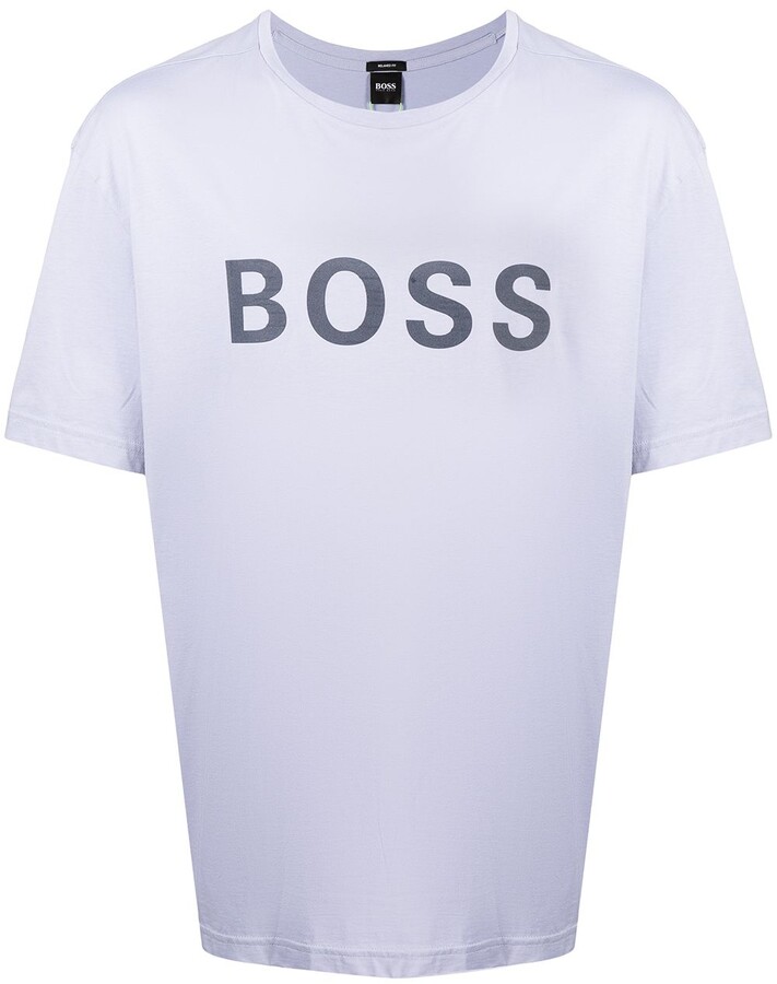 S Hugo Boss Light Blue & White Splash T-Shirt 100% Authentic BNWT GR-Trap sz 
