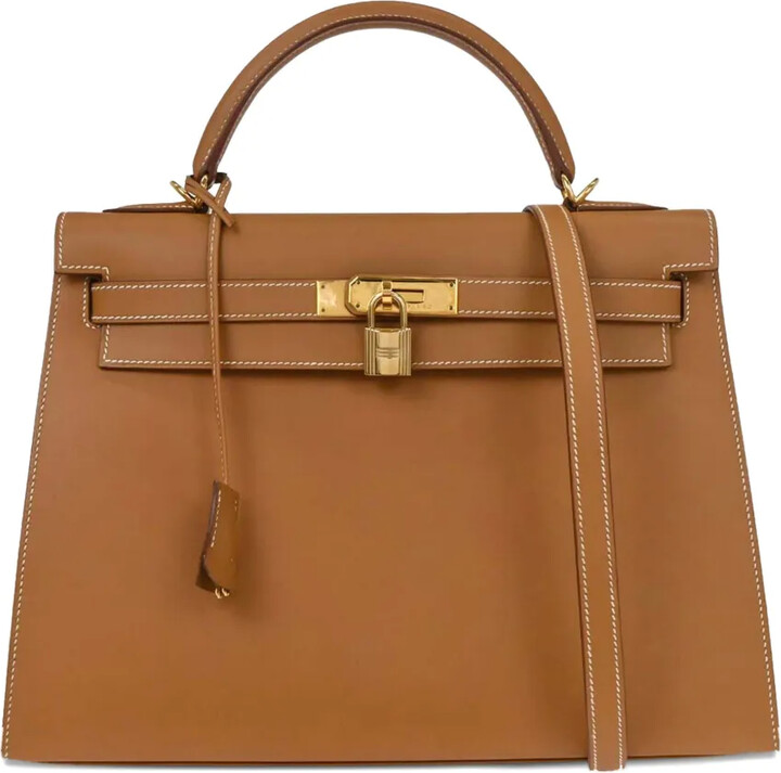 Hermès Pre-Owned 2000 32 Kelly Sellier leather tote bag