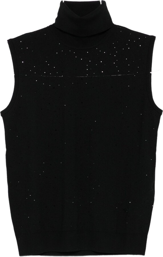 Emporio Armani Wool Turtle-neck Top