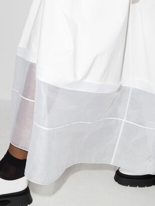 Rosie Assoulin Pleated Full Maxi Skirt