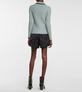 Thumbnail for your product : Ganni Linen and cotton-blend polo sweater
