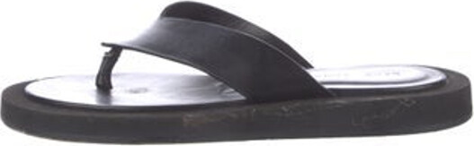 Dear Frances Leather Slides Blue Unfortunately due to restrictions this item may not be eligible for shipping in all areas.