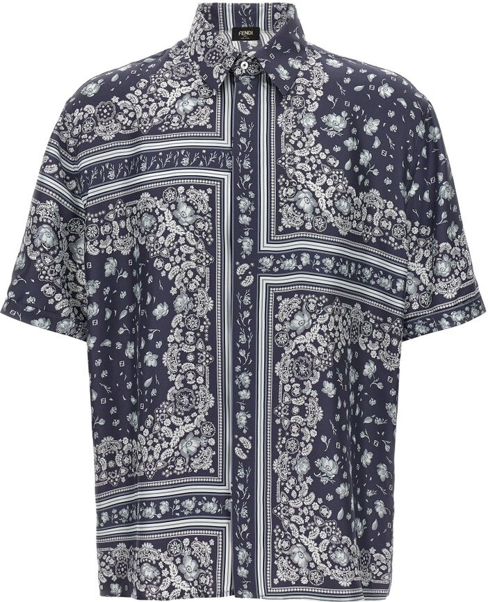 Fendi Bandana Printed Short Sleeved Shirt