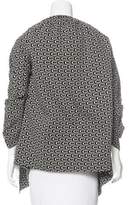 Thumbnail for your product : Zero Maria Cornejo Patterned Open Front Jacket